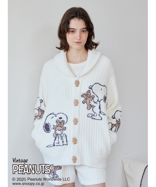 専用⭐︎ジェラピケ SNOOPY×BEAR ジャガードショールカーディガン セール】【PEANUTS】【ONLINE限定カラーあり】【UNISEX】SNOOPY