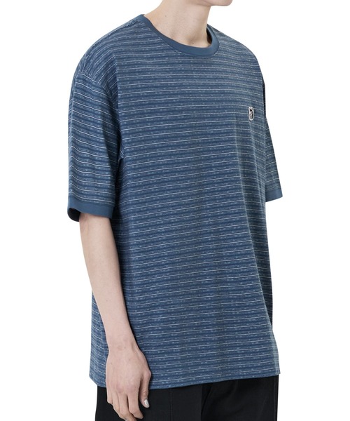★OY★LOGO STRIPE RINGER TEE - BLACK★正規品/韓国直送料込 OY/オーワイ』 LOGO STRIPE RINGER TEE/ロゴストライプリンガー