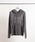 NVRFRGT�i�l���@�[�t�H�[�Q�b�g�j�́uSEMI SHEER CABLE KNITTED BUTTON UP HOODIE�i�j�b�g/�Z�[�^�[�j�v�b�`���R�[���O���[