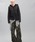 NVRFRGT�i�l���@�[�t�H�[�Q�b�g�j�́uSEMI SHEER CABLE KNITTED BUTTON UP HOODIE�i�j�b�g/�Z�[�^�[�j�v�b�u���b�N