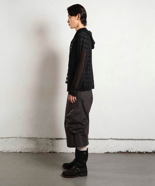 NVRFRGT SEMI SHEER OPEN KNIT SWEATER [NVRFRGT : 네버포겟] SEMI