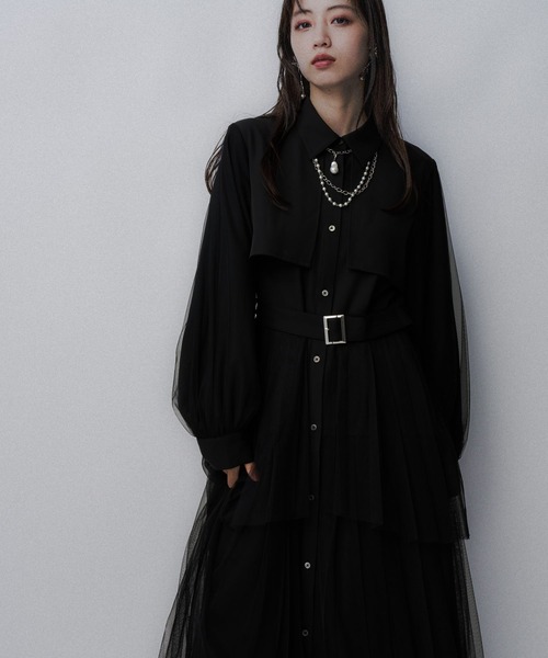 セール】【オケージョン/セレモニー/結婚式】シアープリーツティアード