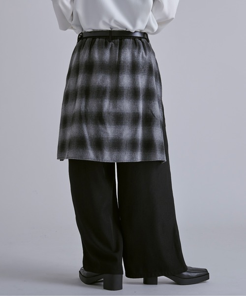 Ellno Loset（エルノロゼット）の「シャツラップワイドパンツ（その他パンツ・メンズ・ブラック/レッド・SMALL/MEDIUM/LARGE/X-SMALL）」の8枚目の写真