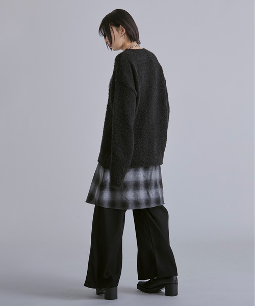 Ellno Loset（エルノロゼット）の「シャツラップワイドパンツ（その他パンツ・メンズ・ブラック/レッド・SMALL/MEDIUM/LARGE/X-SMALL）」の15枚目の写真