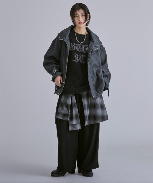 Ellno Loset（エルノロゼット）の「シャツラップワイドパンツ（その他パンツ・メンズ・ブラック/レッド・SMALL/MEDIUM/LARGE/X-SMALL）」の16枚目の写真