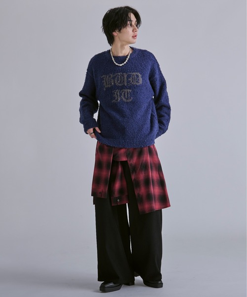 Ellno Loset（エルノロゼット）の「シャツラップワイドパンツ（その他パンツ・メンズ・ブラック/レッド・SMALL/MEDIUM/LARGE/X-SMALL）」の18枚目の写真