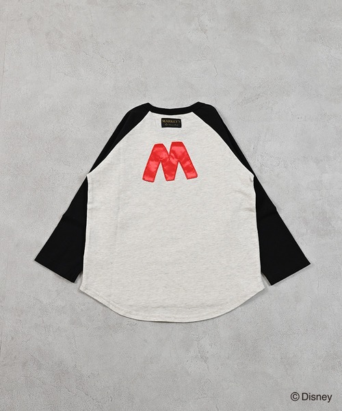 Disney（ディズニー）の「【Disney】ミッキーマウス/ラグランロンT（T