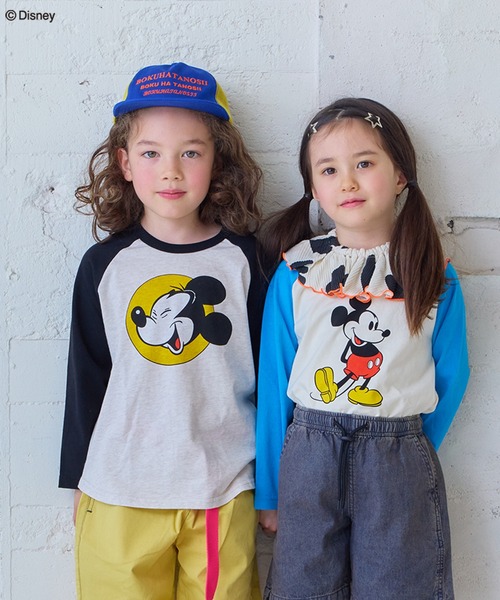 Disney(ディズニー)の「【Disney】ミッキーマウス/ラグラン Disney(ディズニー)の「【Disney】ミッキーマウス/ラグラン