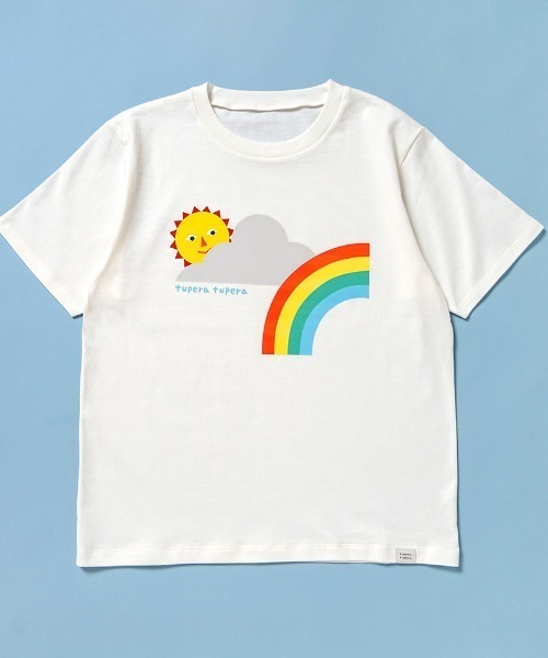 10mois（ディモワ）の「【tupera tupera × 10mois(ディモワ)】tupera tupera 親子Tシャツ(大人)  Mサイズ チャコール・ホワイト（Tシャツ/カットソー・メンズ・ホワイト/チャコール・MEDIUM）」の3枚目の写真