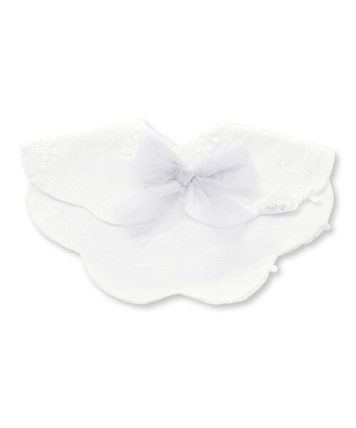 SLAP SLIP BABY（スラップスリップベビー）の「【お揃い】バックリボンスカラップレーススタイベビー（スタイ/よだれかけ・キッズ・ピンク/ホワイト/イエロー・FREE）」の19枚目の写真