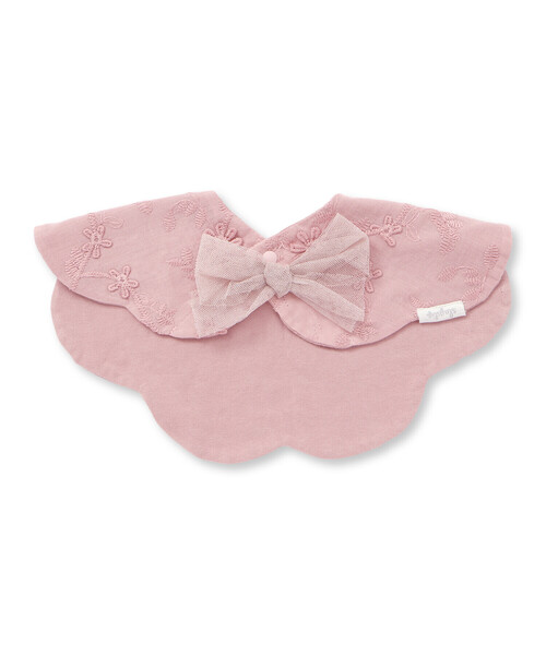 SLAP SLIP BABY（スラップスリップベビー）の「【お揃い】バックリボンスカラップレーススタイベビー（スタイ/よだれかけ・キッズ・ピンク/ホワイト/イエロー・FREE）」の10枚目の写真