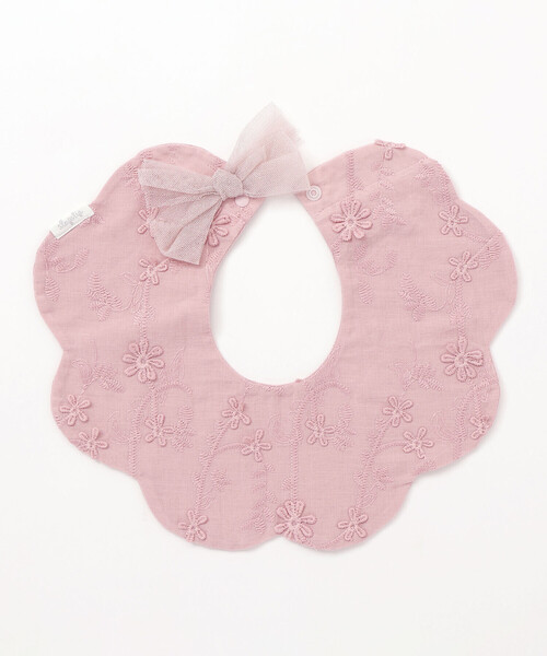 SLAP SLIP BABY（スラップスリップベビー）の「【お揃い】バックリボンスカラップレーススタイベビー（スタイ/よだれかけ・キッズ・ピンク/ホワイト/イエロー・FREE）」の11枚目の写真