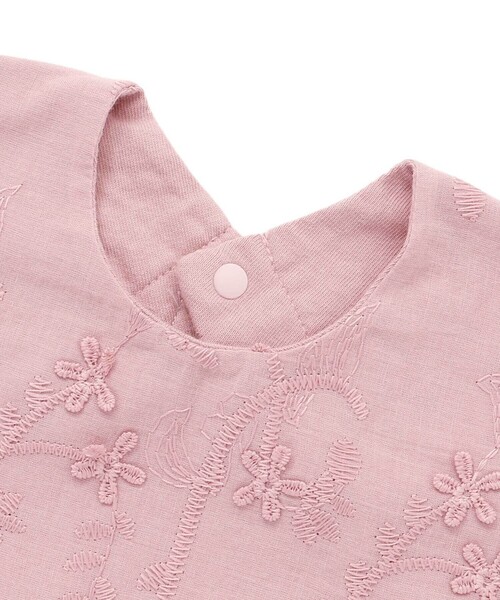 SLAP SLIP BABY（スラップスリップベビー）の「【お揃い】バックリボンスカラップレーススタイベビー（スタイ/よだれかけ・キッズ・ピンク/ホワイト/イエロー・FREE）」の12枚目の写真