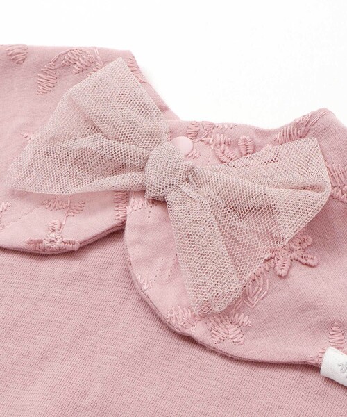 SLAP SLIP BABY（スラップスリップベビー）の「【お揃い】バックリボンスカラップレーススタイベビー（スタイ/よだれかけ・キッズ・ピンク/ホワイト/イエロー・FREE）」の13枚目の写真