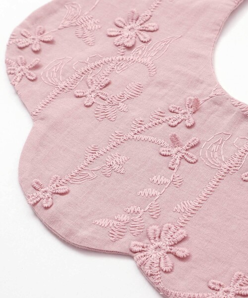 SLAP SLIP BABY（スラップスリップベビー）の「【お揃い】バックリボンスカラップレーススタイベビー（スタイ/よだれかけ・キッズ・ピンク/ホワイト/イエロー・FREE）」の15枚目の写真