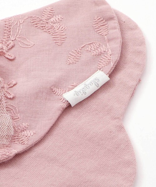SLAP SLIP BABY（スラップスリップベビー）の「【お揃い】バックリボンスカラップレーススタイベビー（スタイ/よだれかけ・キッズ・ピンク/ホワイト/イエロー・FREE）」の7枚目の写真