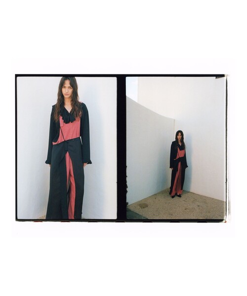 maturely（マチュアリー）の「ダンガリー サロペット（サロペット/オーバーオール・レディース・レッド/グレー・ONE SIZE）」の9枚目の写真