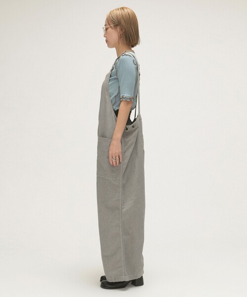 maturely（マチュアリー）の「ダンガリー サロペット（サロペット/オーバーオール・レディース・レッド/グレー・ONE SIZE）」の11枚目の写真