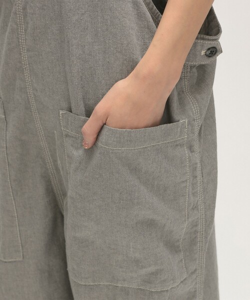 maturely（マチュアリー）の「ダンガリー サロペット（サロペット/オーバーオール・レディース・レッド/グレー・ONE SIZE）」の16枚目の写真