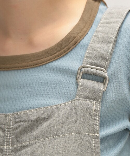 maturely（マチュアリー）の「ダンガリー サロペット（サロペット/オーバーオール・レディース・レッド/グレー・ONE SIZE）」の17枚目の写真