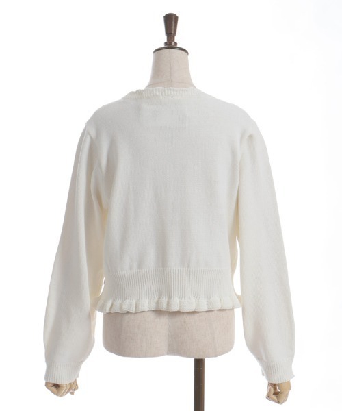 axes femme(アクシーズファム)の「レースアップニットプルオーバー(ニット/セーター・レディース・キナリ/チャコール/ピンク・FREE)」の21枚目の写真