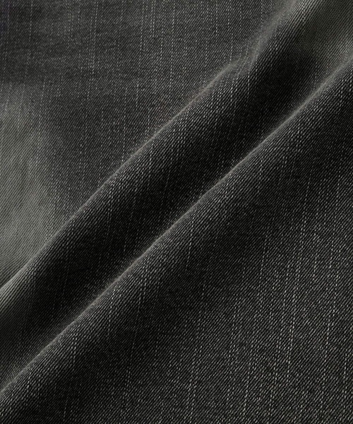 Nebula Fusion（ネビュラフュージョン）の「13oz double knee design faded baggy denim / 13ozダブルニーデザインフェードバギーデニム（デニムパンツ・メンズ・ブラック/ブルー・L/M）」の13枚目の写真