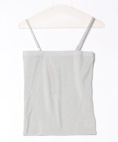 flower(フラワー)の「シャイニーチューブトップ4(チューブトップ・レディース・シルバー/ゴールド・FREE)」の1枚目の写真