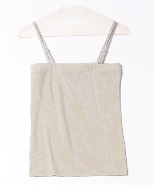 flower(フラワー)の「シャイニーチューブトップ4(チューブトップ・レディース・シルバー/ゴールド・FREE)」の2枚目の写真