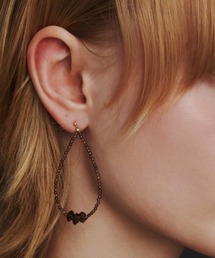 【les bonbon】haze oval pierce/ヘイズ オーバル ピアス
