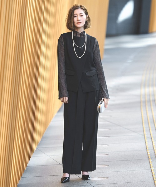 完売✨ルイルエブティック 現行 オーケージョン ドレス セットアップ LL RUIRUE BOUTIQUE セットアップ オケージョンドレス 結婚式