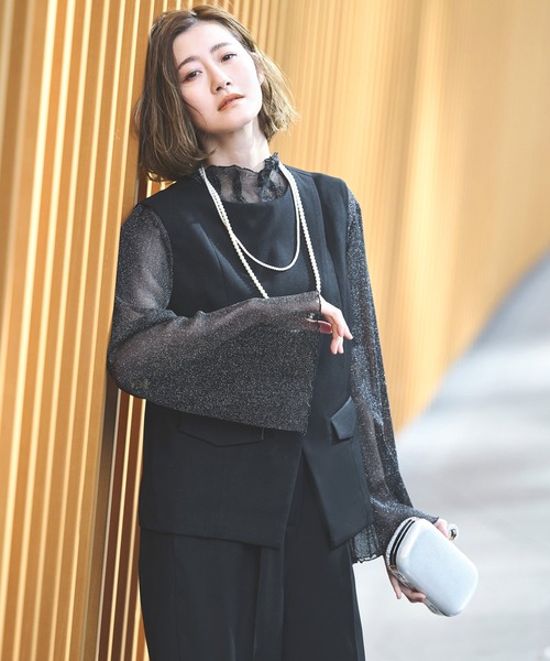 完売✨ルイルエブティック 現行 オーケージョン ドレス セットアップ LL RUIRUE BOUTIQUE（ルイルエブティック）の「オケージョンドレス