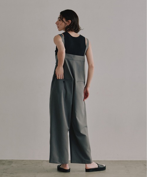 【美品】2WAYオールインワン　TENTO セール】2WAYサロペットパンツ（サロペット/オーバーオール