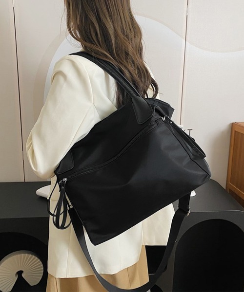 Miniministore（ミニミニストア）の「3way トートバッグ ショルダーバッグ（トートバッグ・レディース・キャメル/ブラック/ブラウン・FREE）」の7枚目の写真