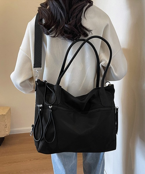 Miniministore（ミニミニストア）の「3way トートバッグ ショルダーバッグ（トートバッグ・レディース・キャメル/ブラック/ブラウン・FREE）」の8枚目の写真