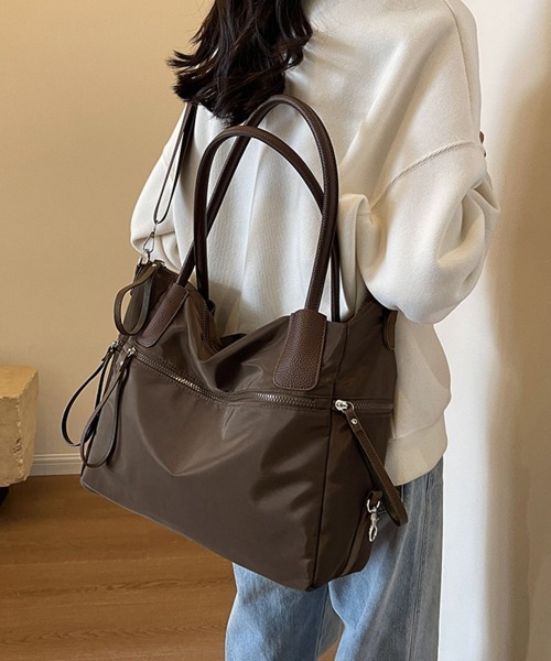 Miniministore（ミニミニストア）の「3way トートバッグ ショルダーバッグ（トートバッグ・レディース・キャメル/ブラック/ブラウン・FREE）」の13枚目の写真