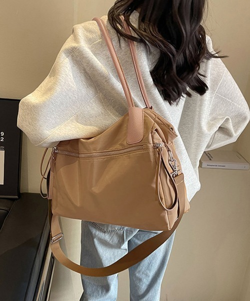 Miniministore（ミニミニストア）の「3way トートバッグ ショルダーバッグ（トートバッグ・レディース・キャメル/ブラック/ブラウン・FREE）」の21枚目の写真