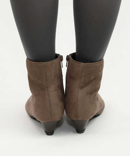 an another angelus（アンアナザーアンジェラス）の「ローヒールナポレオンブーツ（ブーツ・レディース・モカ/ブラック・L/M/S）」の7枚目の写真