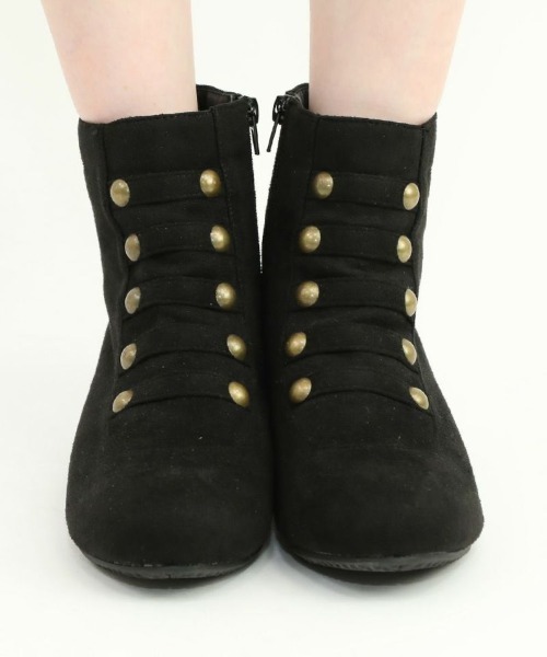 an another angelus（アンアナザーアンジェラス）の「ローヒールナポレオンブーツ（ブーツ・レディース・モカ/ブラック・L/M/S）」の10枚目の写真