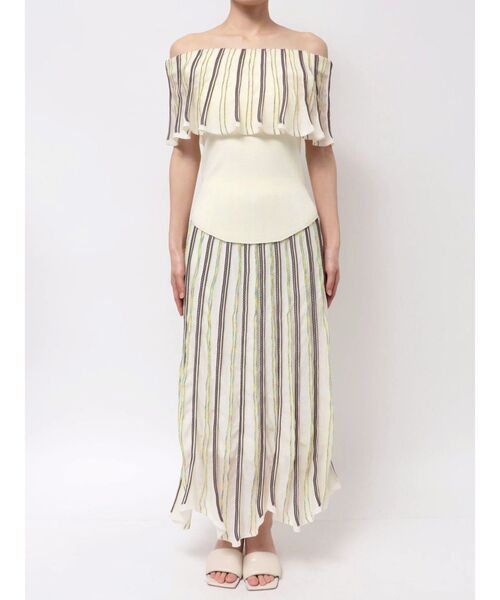 トップス Moon Recycled Moon Jersey Second Skin Crewneck Top • Marine Serre