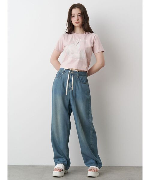LAYERED LOOSE DENIM/レイヤードルーズデニム（デニムパンツ