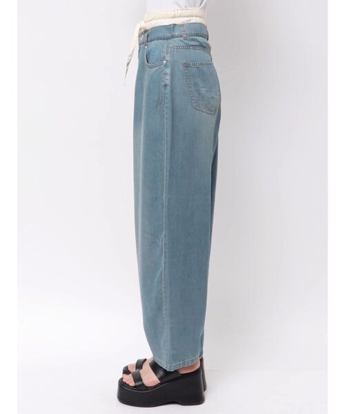 デニム ウエスト レイヤードルーズ Ｇパン パンツ LAYERED LOOSE DENIM/レイヤードルーズデニム（デニムパンツ