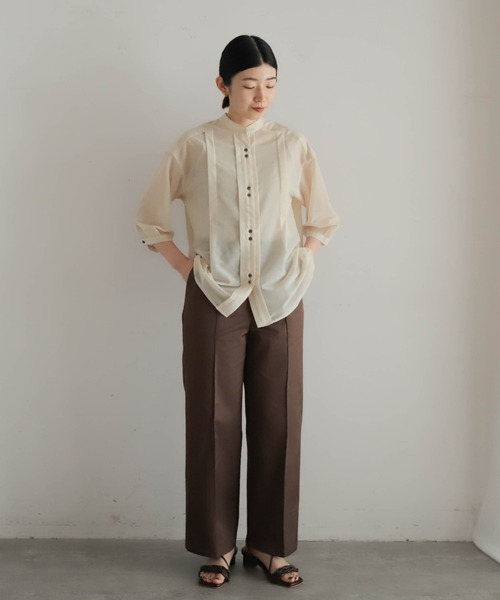 オーガニックツイル スラックスパンツ | NOMBRE IMPAIR