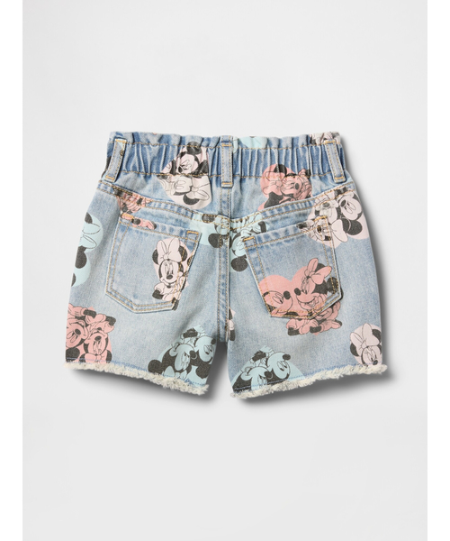 GAP（ギャップ）の「babyGap | ディズニー ペーパーバッグ マムジーン ショートパンツ (ベビー)（デニムパンツ・キッズ・インディゴブルー・70cm/80ｃｍ/90cm/95cm/100cm/105cm/110cm）」の2枚目の写真