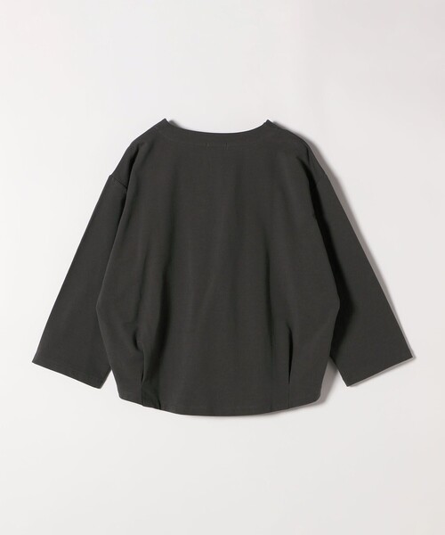 SHIPS any:〈洗濯機可能〉インレイ レースアップ ロングスリーブ プル