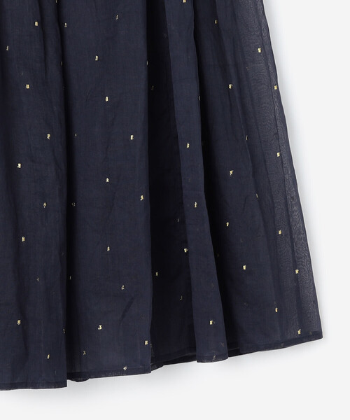 Bshop(ビショップ)の「INDIA INDUSTRY | コットンオーガンジー 刺繍ギャザースカート WOMEN(スカート・レディース・ブルー系その他5/ホワイト系その他5・1)」の14枚目の写真