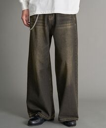 【WEB限定】オーバーダイデニムバギーパンツ