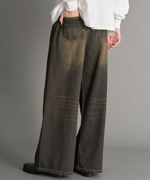 CRAFT STANDARD BOUTIQUE(クラフトスタンダードブティック)の「【WEB限定】オーバーダイデニムバギーパンツ(デニムパンツ・メンズ・ネイビー/ブラック・XL/L/M)」の17枚目の写真