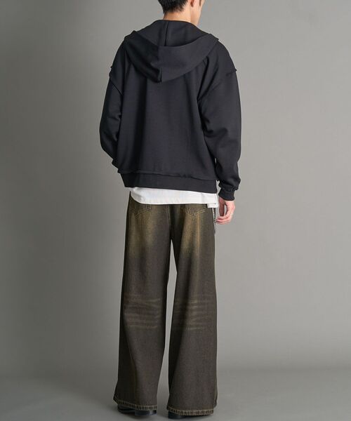 CRAFT STANDARD BOUTIQUE(クラフトスタンダードブティック)の「【WEB限定】オーバーダイデニムバギーパンツ(デニムパンツ・メンズ・ネイビー/ブラック・XL/L/M)」の21枚目の写真