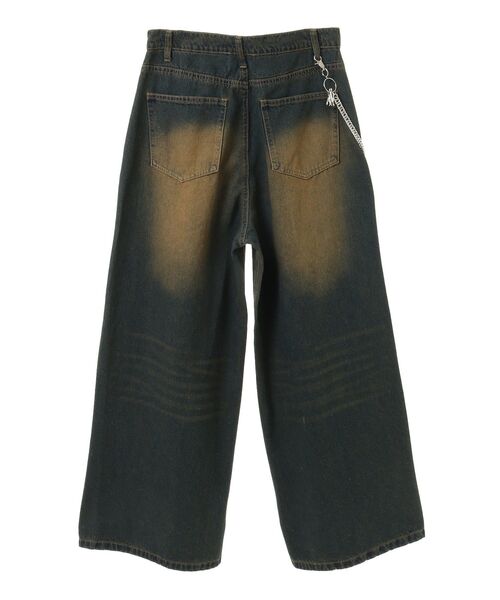 CRAFT STANDARD BOUTIQUE(クラフトスタンダードブティック)の「【WEB限定】オーバーダイデニムバギーパンツ(デニムパンツ・メンズ・ネイビー/ブラック・XL/L/M)」の12枚目の写真
