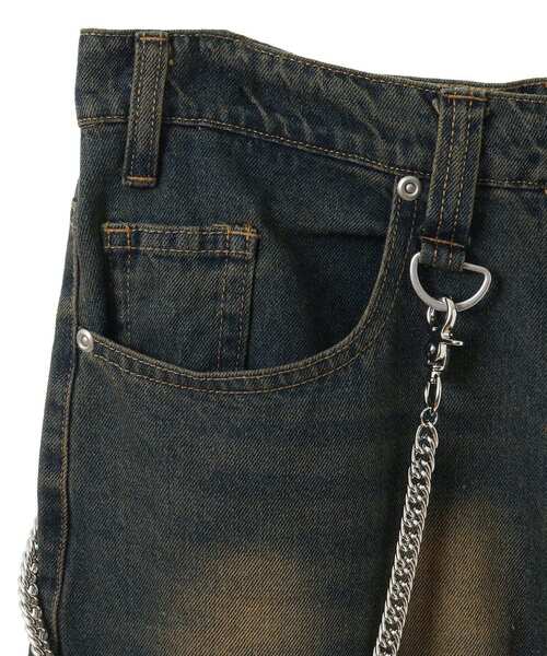 CRAFT STANDARD BOUTIQUE(クラフトスタンダードブティック)の「【WEB限定】オーバーダイデニムバギーパンツ(デニムパンツ・メンズ・ネイビー/ブラック・XL/L/M)」の13枚目の写真